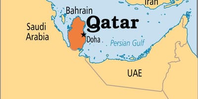 Kart av qatar asia
