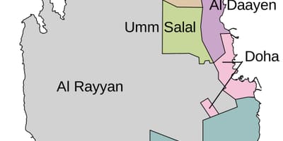 Kart av qatar kommune 
